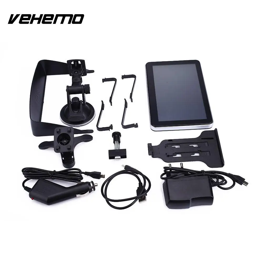  7 zoll LCD Touch Screen Auto Navigation GPS Geschwindigkeit Cam Dectation 8g EU Karten