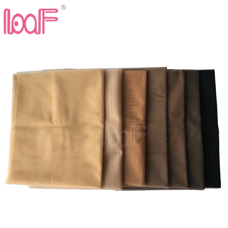 

LOOF 1 Yard Swiss Lace Net For Making Lace Wig Foundation Hairnet Accessories Weaving Tools Hair Net 7 Colors Available