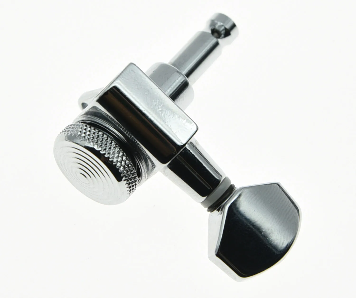 KAISH 6 Inline Locking Tuning Keys Guitar Tuners Pegs Machine Heads Chrome