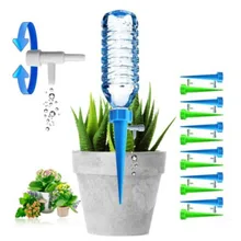 12Pcs/set Garden Plant Waterer Adjustable Stakes System Vacation Plant Waterer Automatic Irrigation Tool