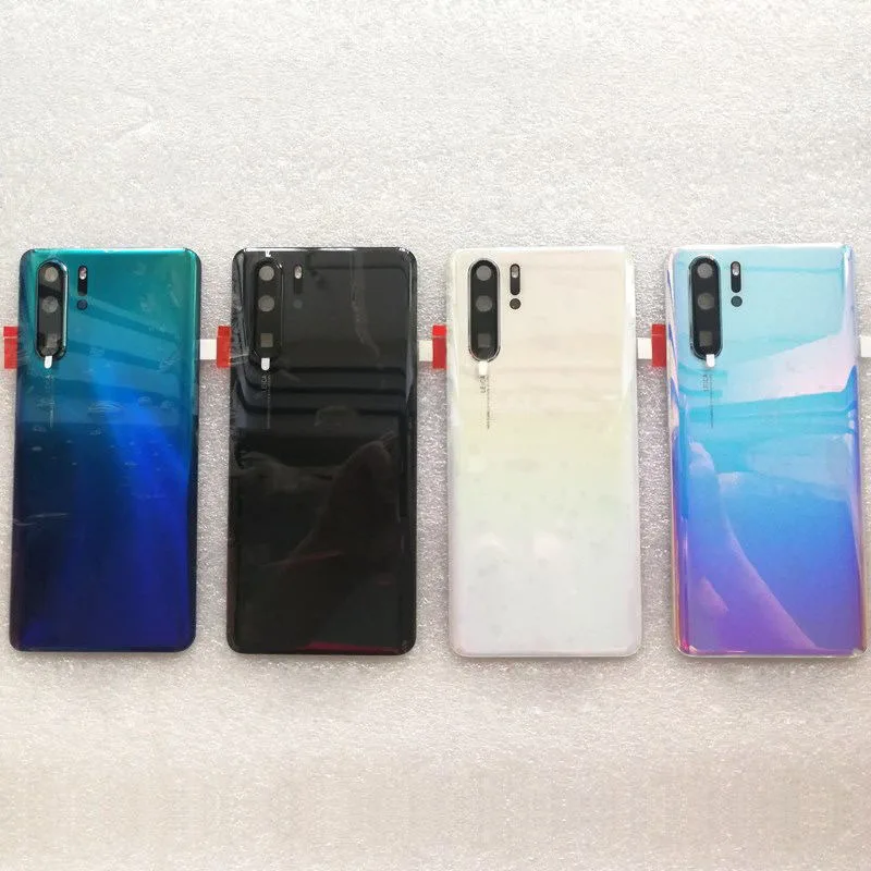 P30 задняя дверь для huawei P30/P30 Pro крышка батареи Стекло Корпус+ камера вспышка объектив Запасные части