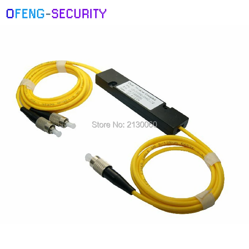 

ABS FC-UPC 1X2 PLC splitter Fiber optical splitter box single mode with FTTH Planar waveguide Optical Couple