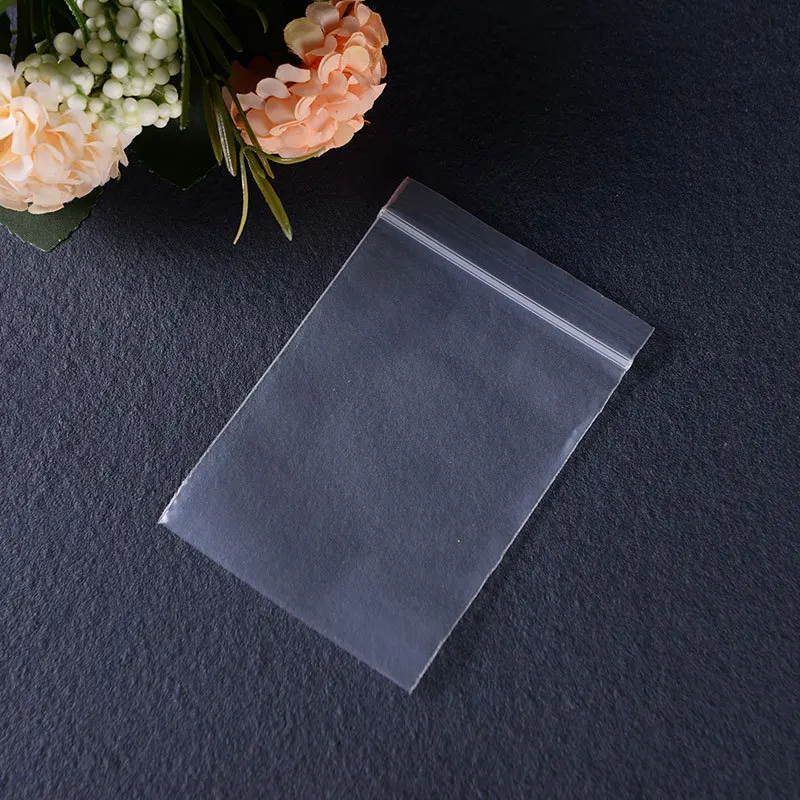

100pcs/lot Transparent Self Sealing Storage Bags Multi Size High Quality Clear Zip Lock Plastic Bags Pouches For Jewelry Package