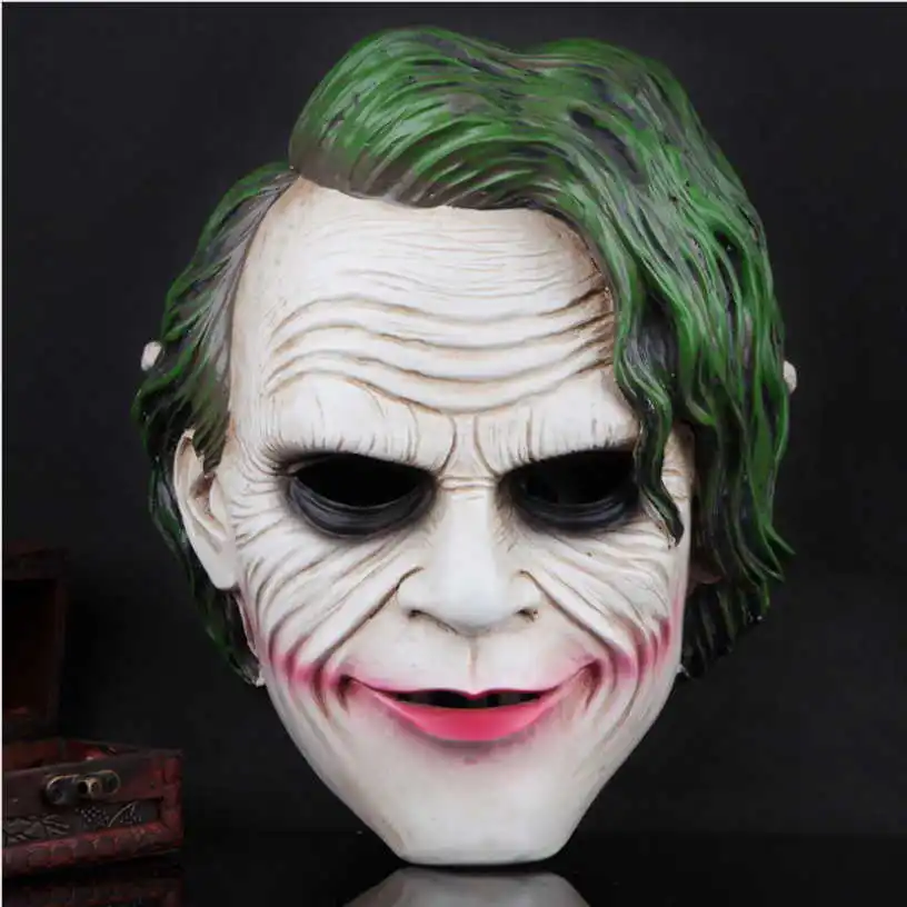 Quality Resin Batman The Joker Cosplay Face Masks ABS Halloween gift