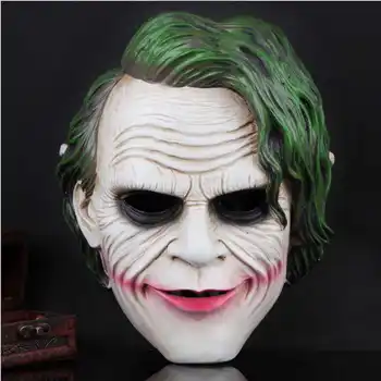 

Quality Resin Batman The Joker Cosplay Face Masks ABS Halloween gift The Dark Knight costumes Masks exquisite design