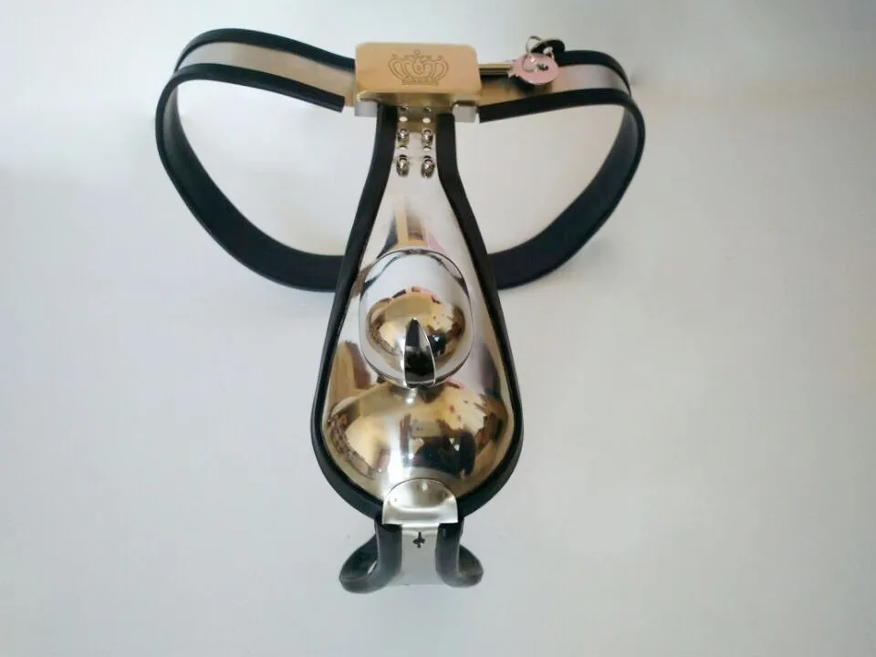 Top Male Chastity Belt Stainless Steel Chastity Device With Arc Shaped