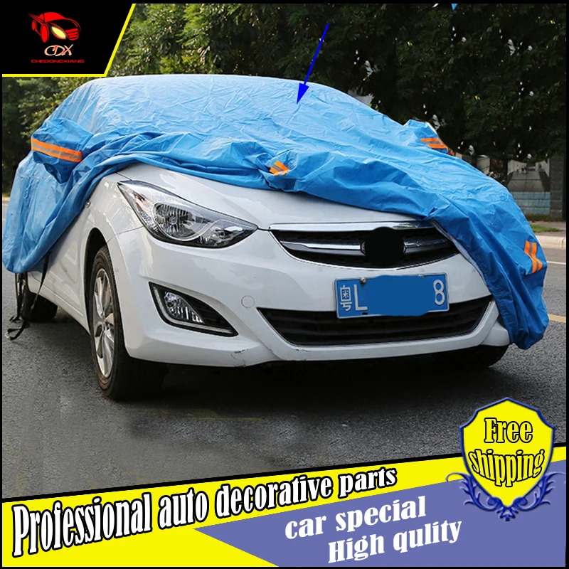Car Cover For Hyundai Elantra MD Avante 2011 2015 PVC Cotton Material