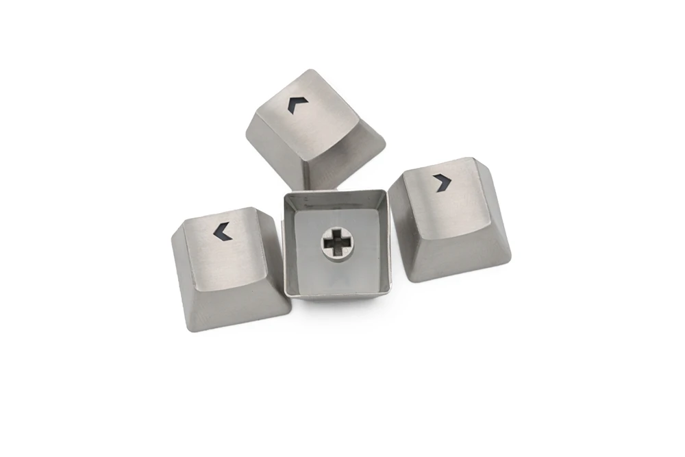 teclado mecânico, chapéu de chave prateado de