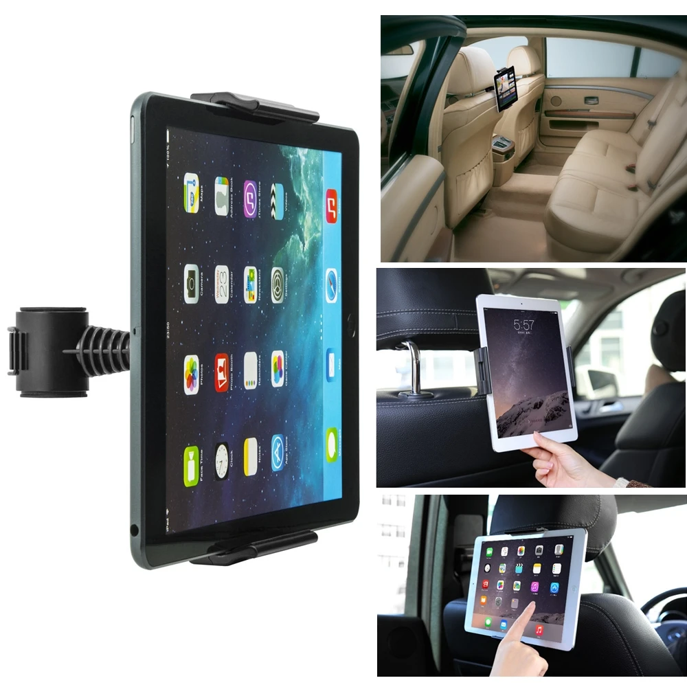 360 Rotatable Tablet Holder vehicle headrest Smartphone Car Seat back