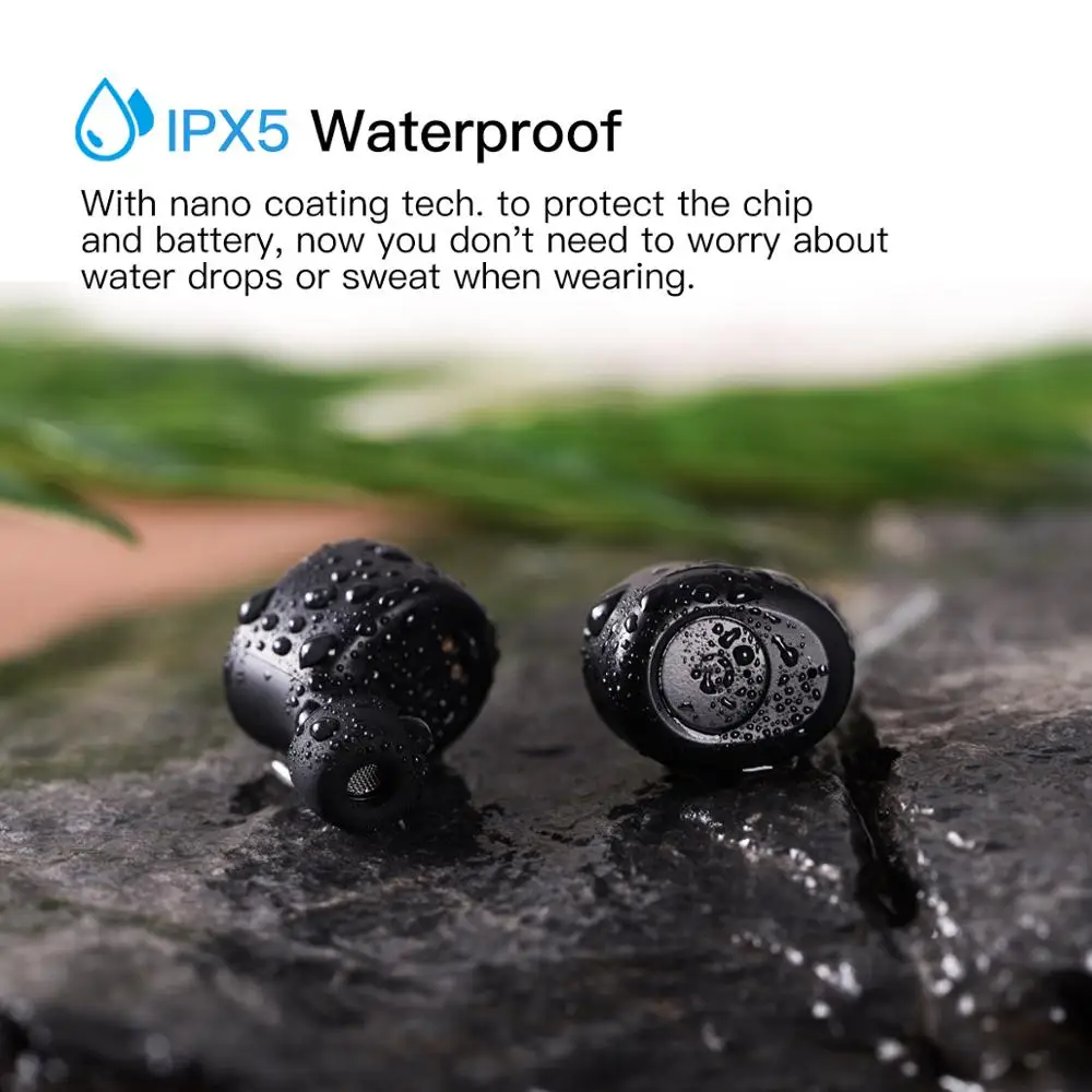 Wavefun X Pods 2 настоящие беспроводные наушники Bluetooth 5 0 AAC IPX5 Водонепроницаемый чехол