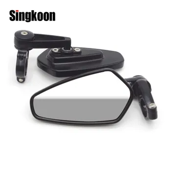 

Universal Motorcycle bar end mirror Scooter Rearview Mirrors retroviseur moto FOR yamaha fz16 honda rebel honda cbr 125r virago