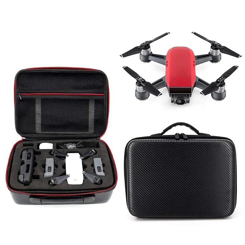 Sunnylife DJI Spark Waterproof Carrying Bag Storage Box Crashproof Protective Portable Handheld Case Package Protector EVA (10)