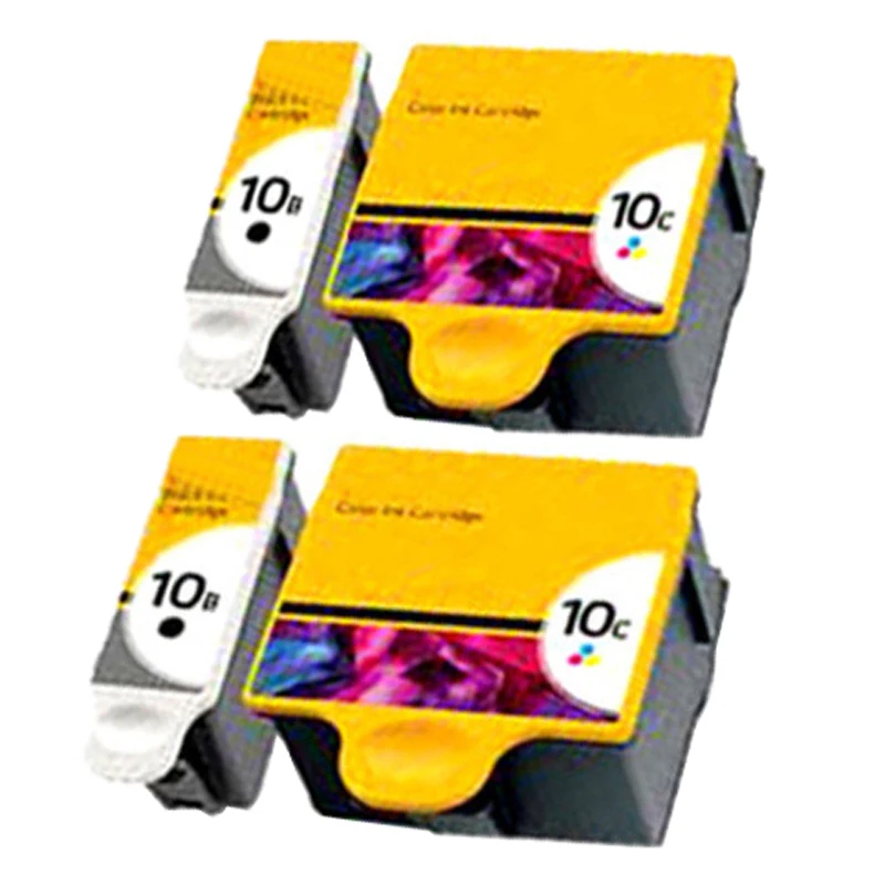 

4x Renewable replacement Ink Cartridge 10B 10C FOR Kodak 5100, 5300, 5500, Hero 6.1, Hero 7.1, Hero 9.1, All-in-One printer