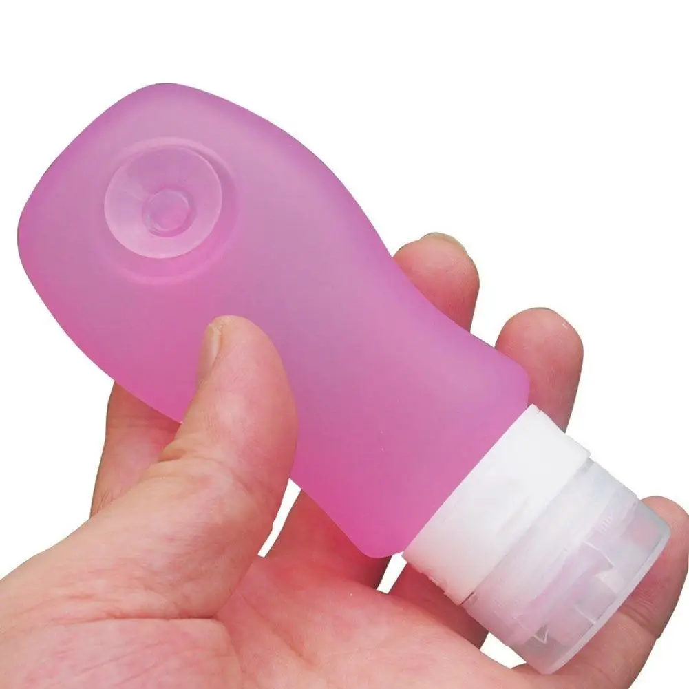 

Travel Bottle Creative Portable Silicone Travel Bottle Lotion Shampoo Empty Container with Suction Cup