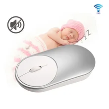 2,4G USB Беспроводная мышь 1200 dpi бесшумные мыши из алюминиевого сплава эргономичная игровая мышь для lenovo hp DELL ASUS компьютерная мышь для ноутбука