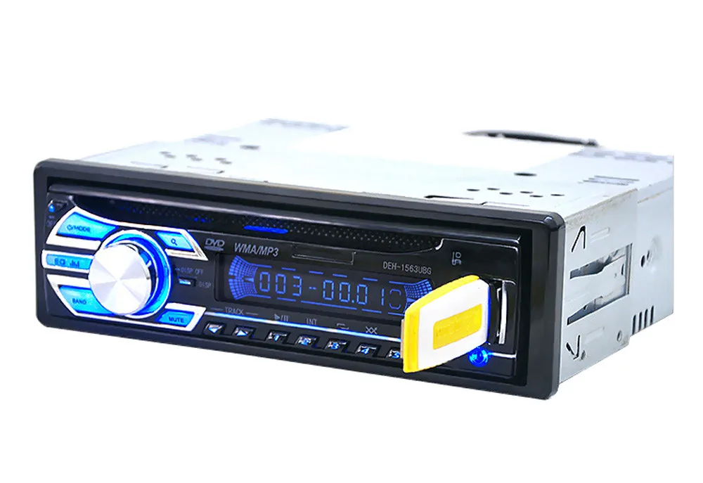 Новое поступление автомобильный аудио стерео In-Dash DVD CD MP3 радио плеер SD вход AUX FM приемник FM приемники j23