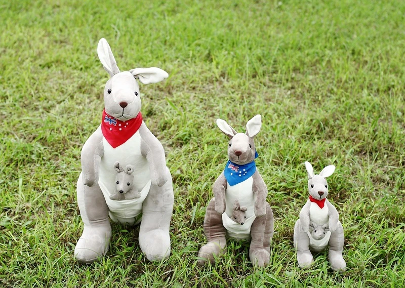 Mignon Kangourou Australien Avec Bebe Dans La Poche En Peluche Poupee Jouets Decoration De La Maison En Peluche Poupee Jouet Souvenir Cadeau De Noel Sa1278 Aliexpress