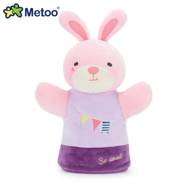 24cm Hand Puppets Kawaii Plush Cartoon Kids Toys for Girls Children
