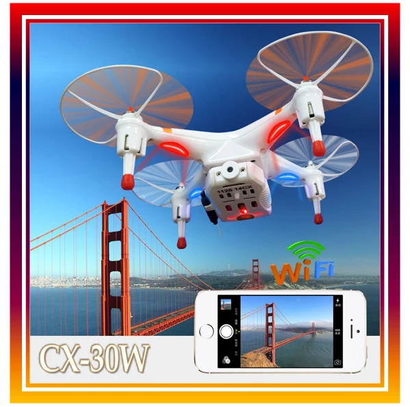 Cheerson CX 30w FPV RC Drone Quadcopter Helicopter UFO with 0 3MP HD Camera for iPhone