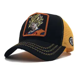 Летние snapback кепки S для мужчин dragon ball Z вышивка бейсбол womern хип хоп мужская шляпа для Модные бейсболка Гоку gorras