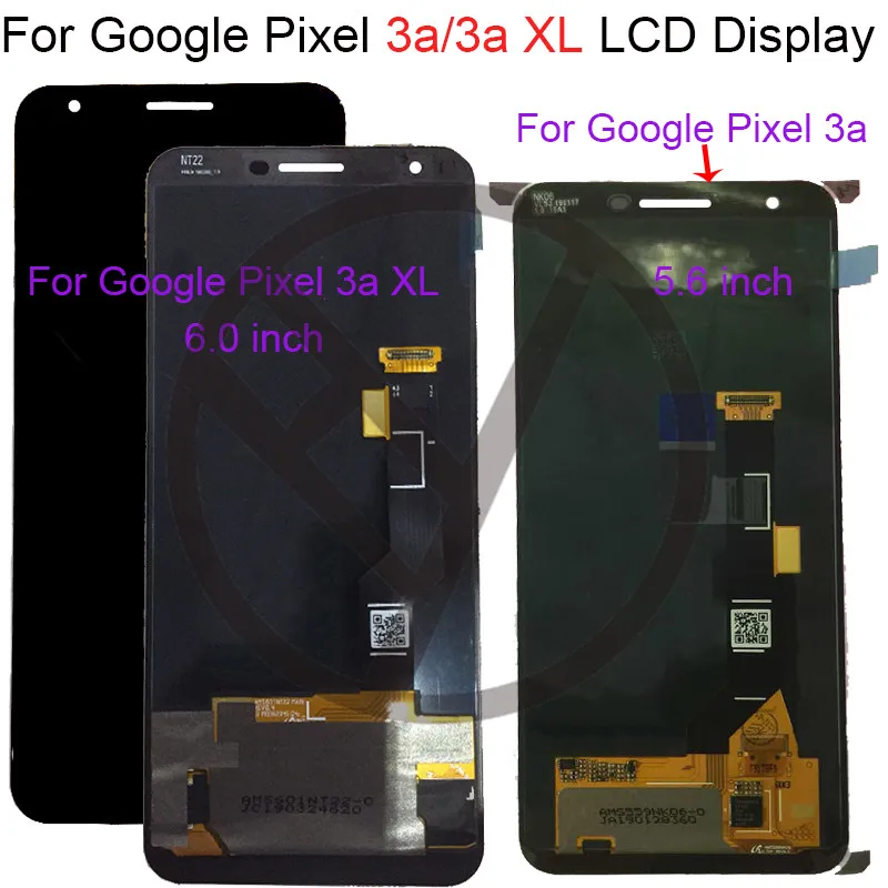 Для Google Pixel 3A XL ЖК дисплей сенсорный экран дигитайзер сборка Замена для lcd G020F