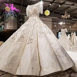 AIJINGYU поставки Свадебные простые современные 2019 викторианской продажи с длинным рукавом свадебное платье кружево Свадебные магазины