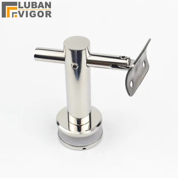

So good,304 Stainless steel glass handrail Bracket ,mirror surface,Movable base, Glass clamp/clips,Stairs accessories