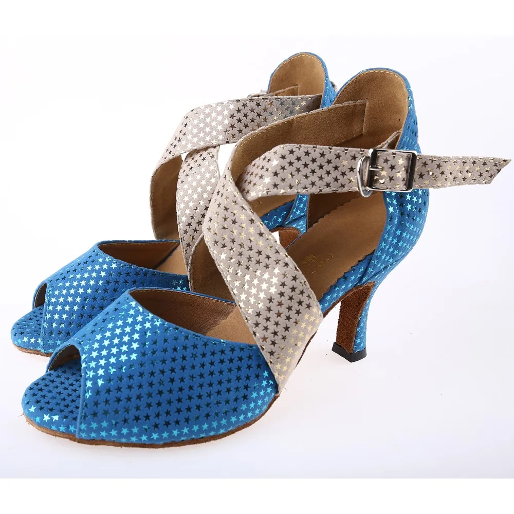 Women Ballroom Latin Dance Shoes Social Party Wedding Salsa Shoes