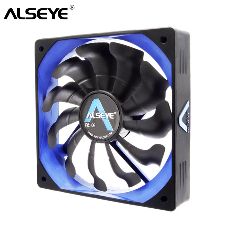 Najtaniej ALSEYE wentylator komputera Cooler PWM 4pin 120mm wentylator do komputera chłodnica procesora Radiator obudowa pc, 12V 500 2000RPM ciche wentylatory chłodzące