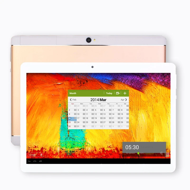 Ibopaida Android 6.0 Планшеты шт Золото Tab Pad 9.7 дюймов IPS 1280x800 4 ядра 16 г 32 г двойной sim-карты 3G Телефонный звонок 10 GPS Phablet