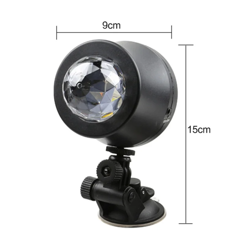 

Universal 3/6 LED Car Magic Atmosphere Lamp RGB Color USB Socket LED Sound Music Active Flashing Car DJ Light 5V Light