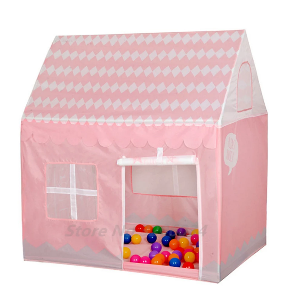 Foldable Play Tent Kids Children Boy Girl Castle Cubby Play House Bithday Christmas Gifts Outdoor Indoor Toy Tents (7)
