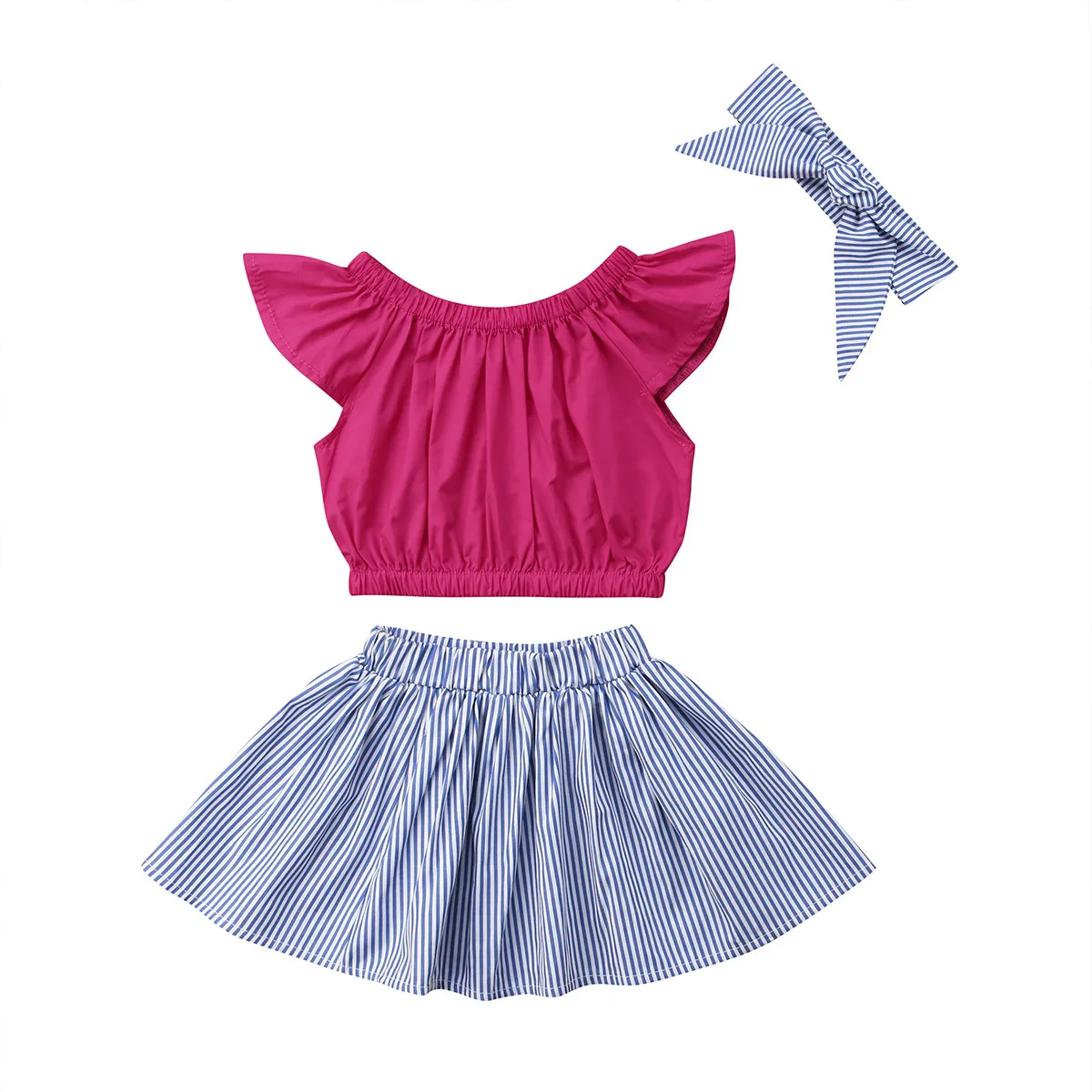 Summer Baby Girl Clothes Newborn Toddler Cotton Sleeveless Dress Outfits Skirt