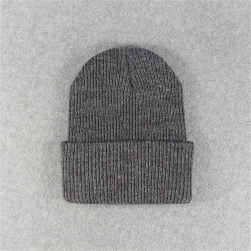 Зимняя шерстяная мягкая теплая вязаная шапка для мужчин и женщин, шапка с черепом, лыжная шапка Gorro, модная теплая плотная эластичная вязаная шапочка