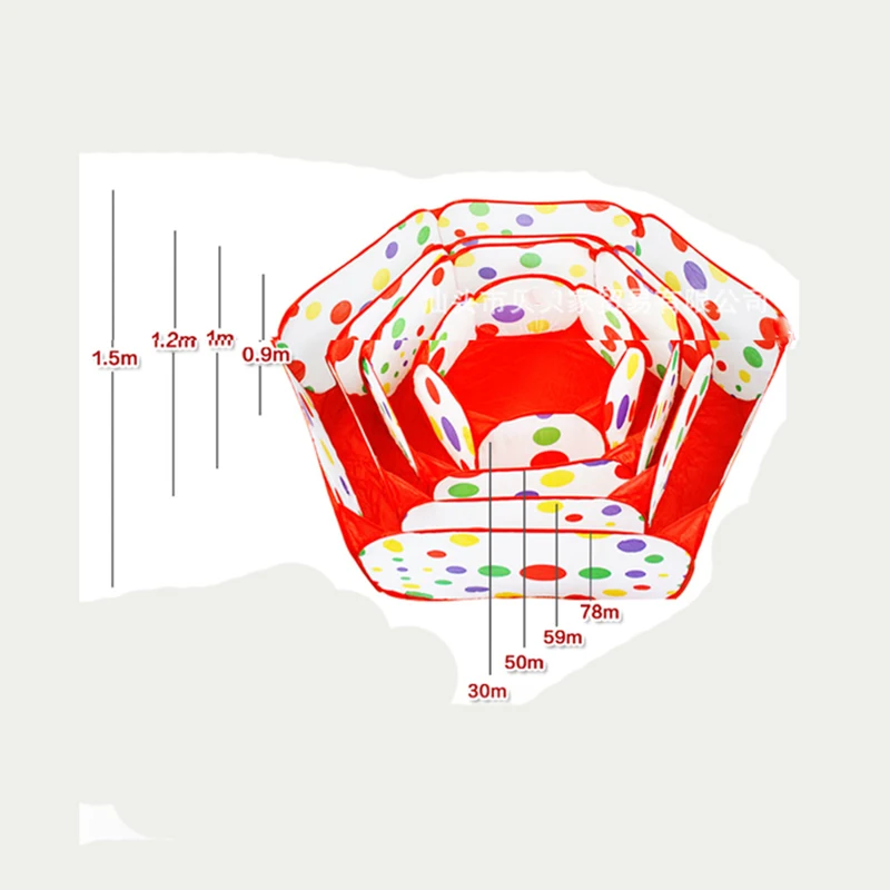 Забавные гаджеты экологичный манеж с морем из мячиков Яма бассейн бобо мяч палатка складной(шары нет Inlcude) Детская игрушка игровой домик