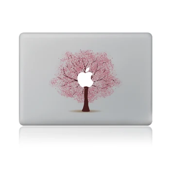

Pink love tree Vinyl Decal Laptop Sticker for macbook Pro Air 13 inch Cartoon laptop Skin shell for mac book