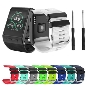 

New Replacement for Garmin vivoactive Hr TPE Watch Band Replacement Women Men Smart Watch Strap
