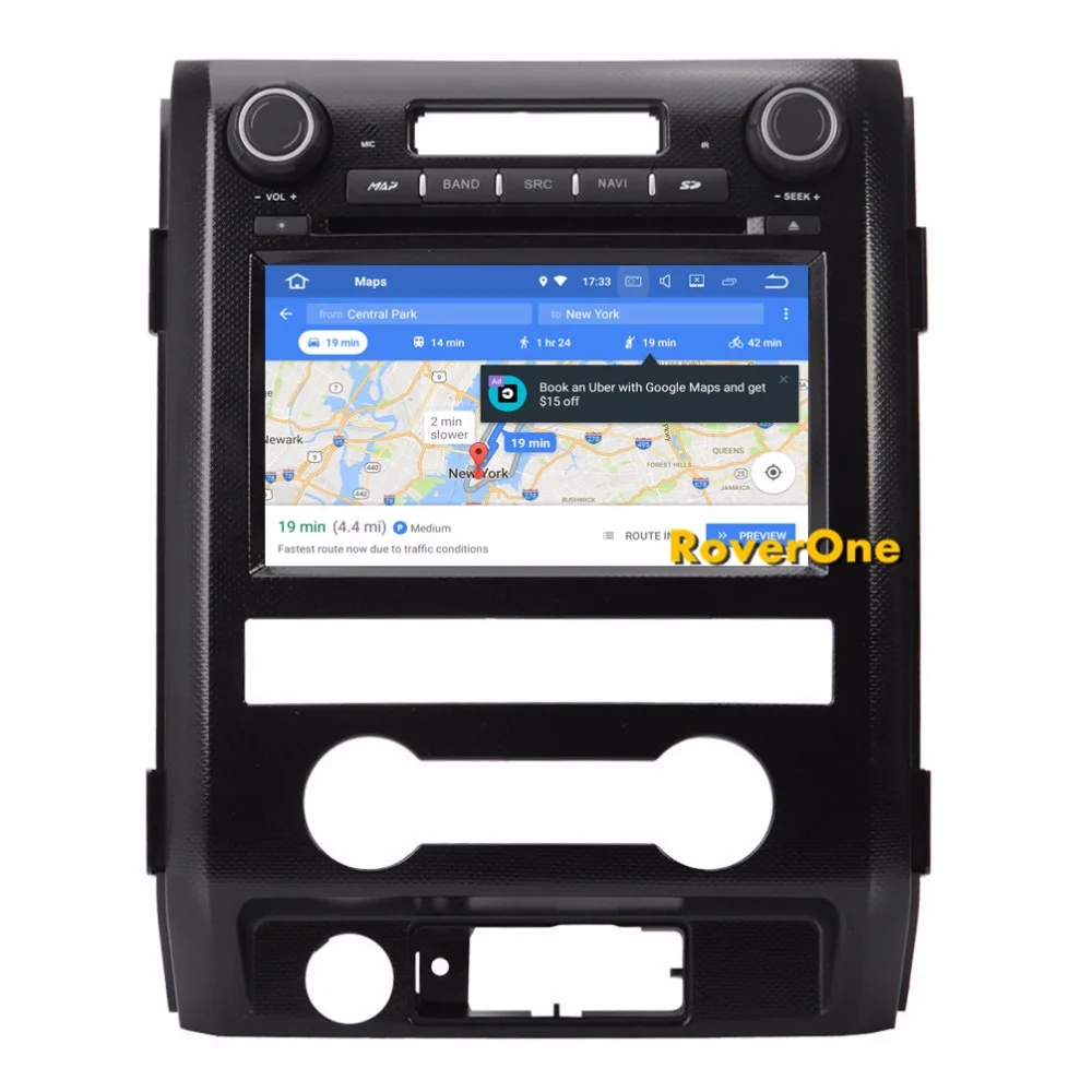 Top RoverOne Android 8.0 Car Multimedia System For Ford F-150 F150 SVT Raptor Radio Stereo DVD GPS Navigation Media Music Player 10