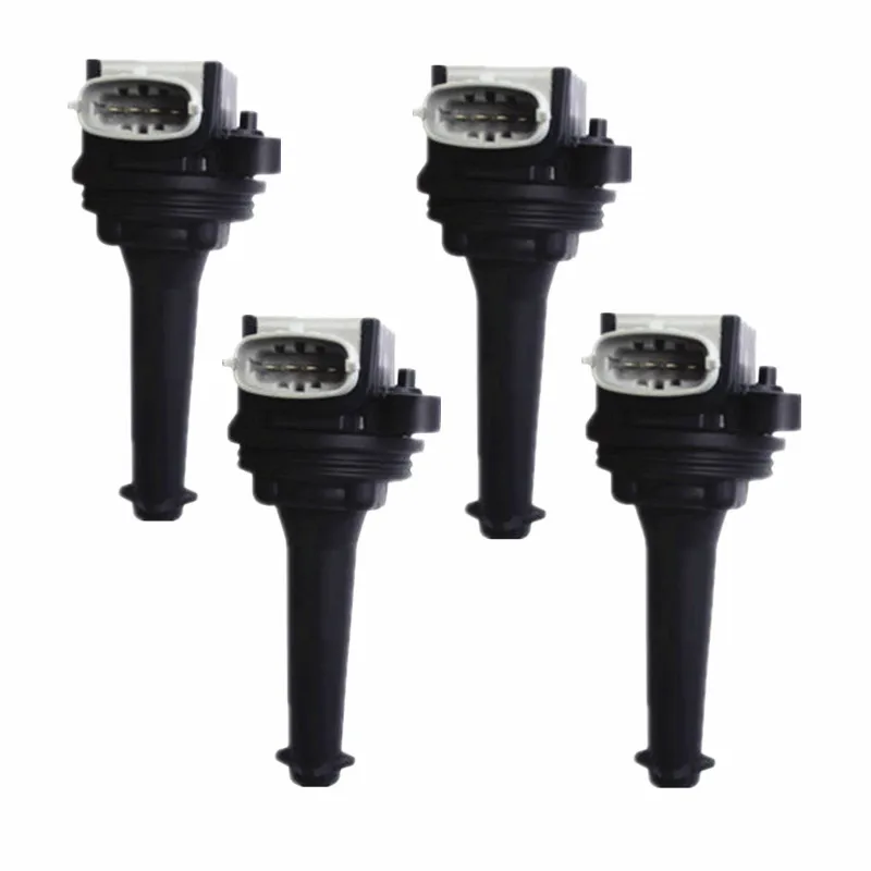 4 PCS IGNITION COIL For VOLVO V70 2.4 PETROL 2401 C30 2.4i T5 OEM