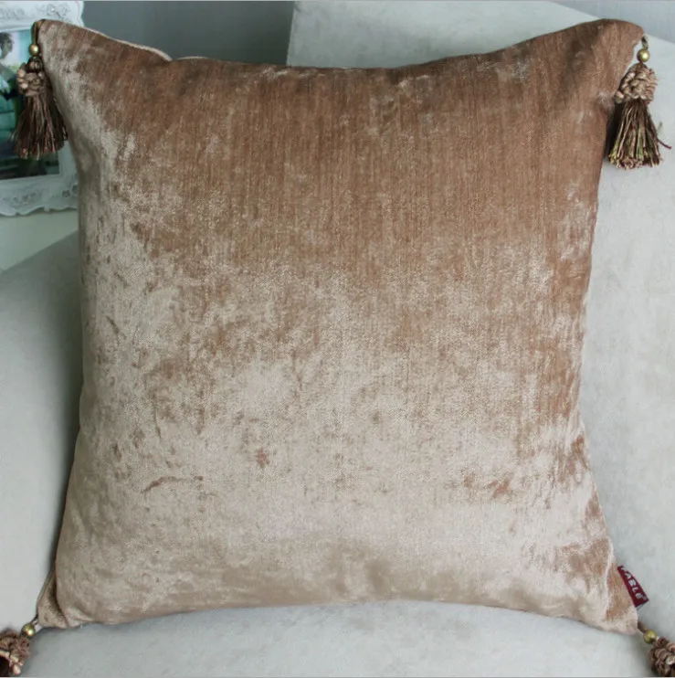 الجديد النمط الأوروبي الفاخرة بلون المنزل/المكتب/أريكة/سرير غطاء وسادة الزخرفية/رمي غطاء وسادة 45x45 سنتيمتر/60x60 سنتيمتر الجديد النمط الأوروبي الفاخرة بلون المنزل/المكتب/أريكة/سرير غطاء وسادة الزخرفية/رمي غطاء وسادة 45x45 سنتيمتر/60x60 سنتيمتر