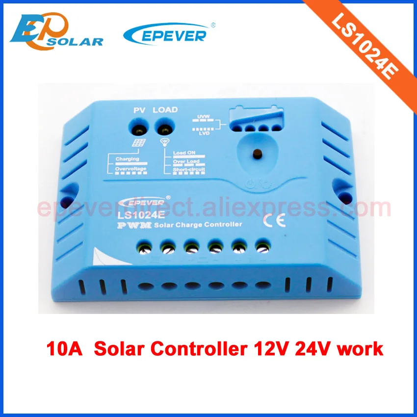 

EPsolar PWM solar battery charger controller LS1024E 10A 10amp 12v 24v auto work