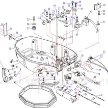 Электростартер двигатель крышка комплектующих для hidea HDF9.9, 4-тактный 9.9HP