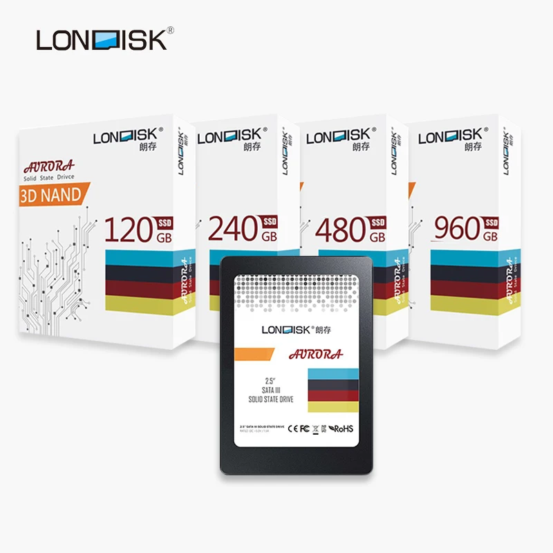  LONDISK SSD 120GB 240GB 480GB 960GB SATA3.0 hdd disco duro interno de estado sólido ssd 25 para PC 