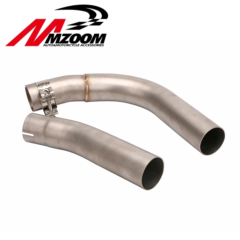 Motorcycle Middle Exhaust Pipe Muffler Stainless Exhaust Pipe For