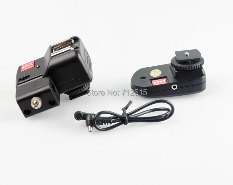 Wansen PT-16NE 4 канала беспроводной пульт дистанционного вспышки Speedlite триггер+ 1 ресивер для Canon Nikon Pentax Olympus