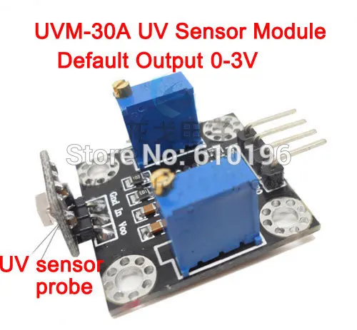 

3PCS/LOT UVM-30A UV Sensor Module With Linear Output