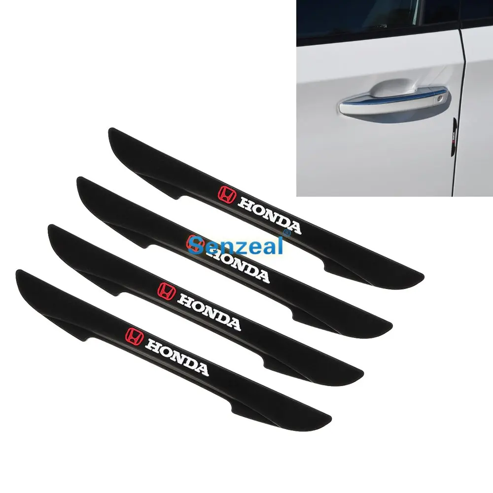 

SENZEAL 100% Waterproof Rubber Car Door Anti-collision Bar Car Protection Strip Decoration Scratch Bar For HONDA Car Accessories