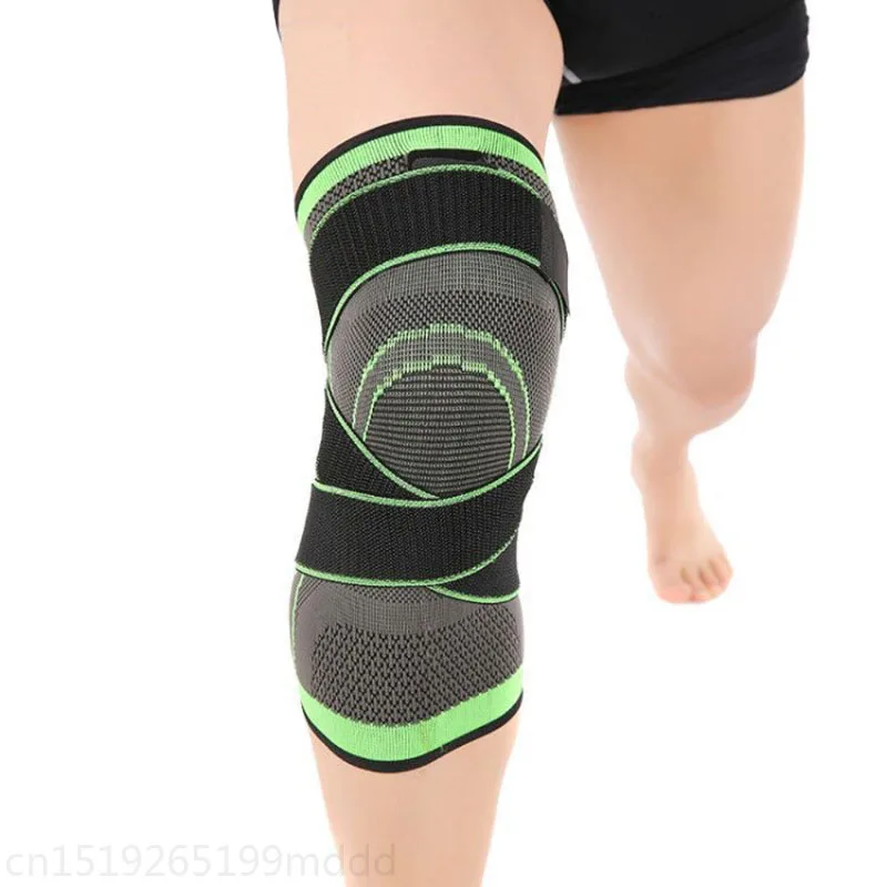3D Weaving Sports Pressurization Knee Pad Support Brace Injury Pressure Protect