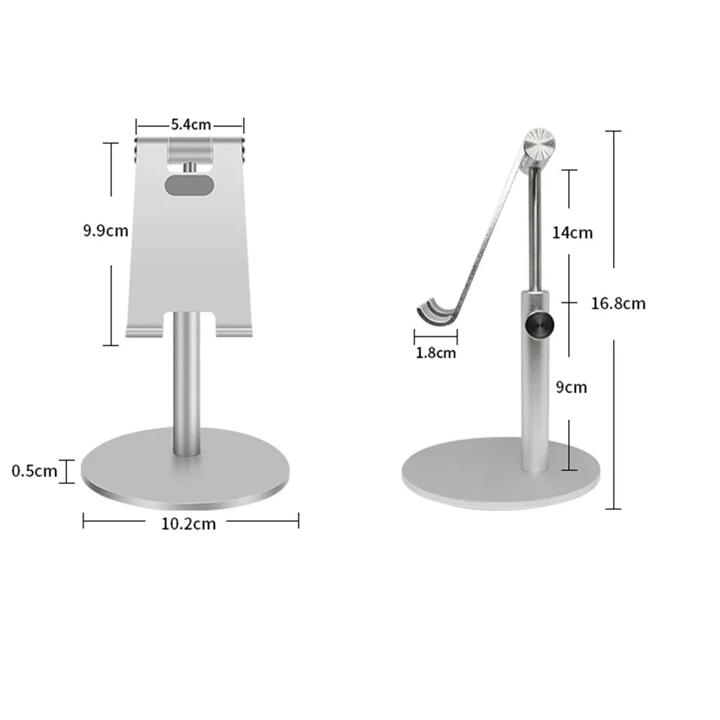 Портативный Алюминий стол настольный телефон держатель Универсальный держатель настольный держатель для телефона, планшета, Telefoonhouder