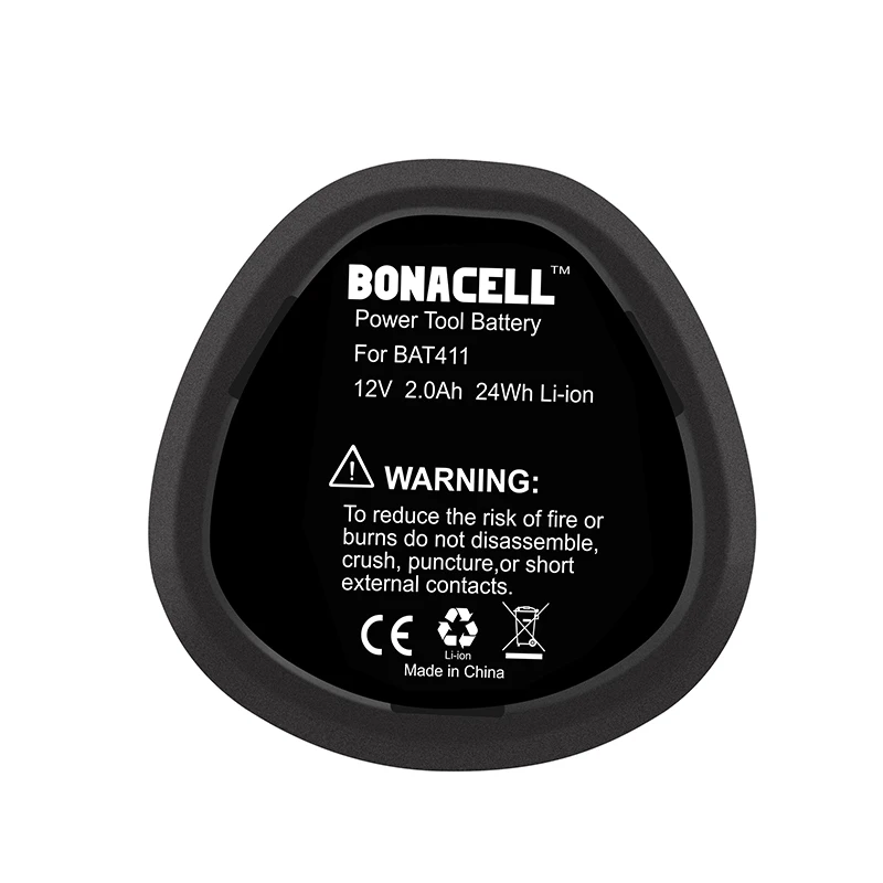 Bonacell 2 шт. для Bosch BAT411 Батарея 12 V 2.0Ah литий-ионный Батарея BAT411A BAT412 BAT412A BAT413 BAT413A